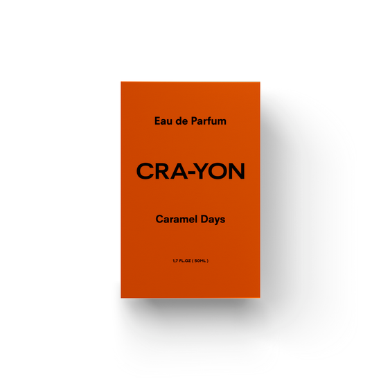 Indulge in CRA-YON Caramel Days: Cozy caramel meets Brazilian orange, mandarin, coconut, jasmine, and cacao for a warm, feel-good aroma.-image